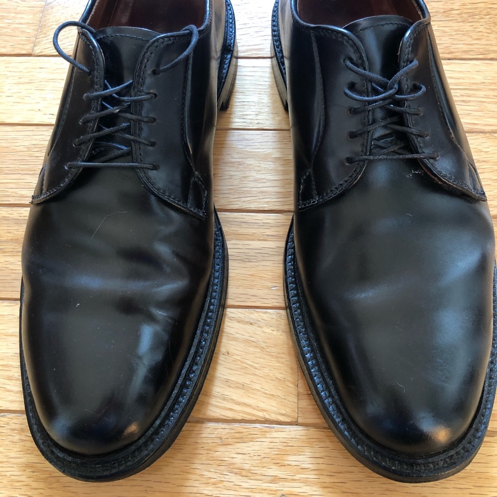 Alden Shell Cordovan Plain Toe Oxford Blucher
